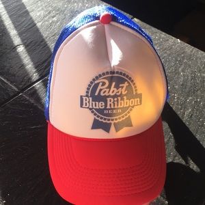 PBR Hat. Fits great. Fun for a night out